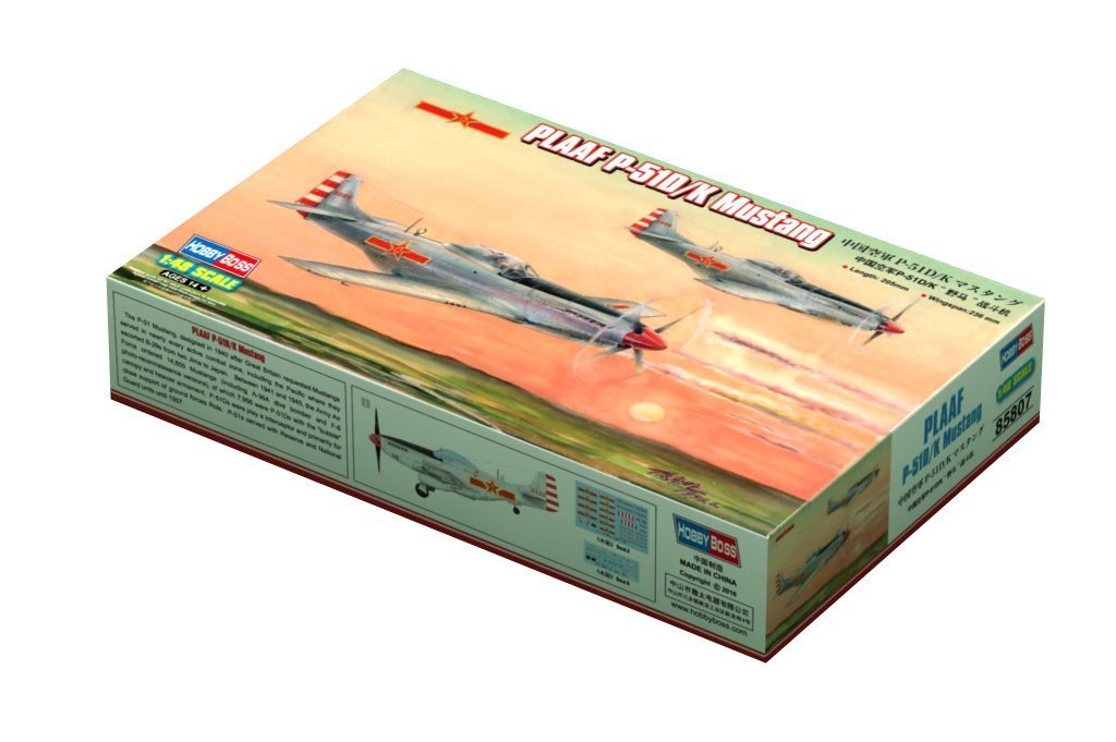 Hobbyboss 85807 1:48 Scale PLAAF P-51D/K Mustang Fighter Plastic Model Kit