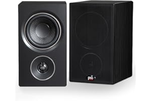 PSB Speakers - Alpha P3 Passive Compact Bookshelf Speakers, Black Ash (Pair)