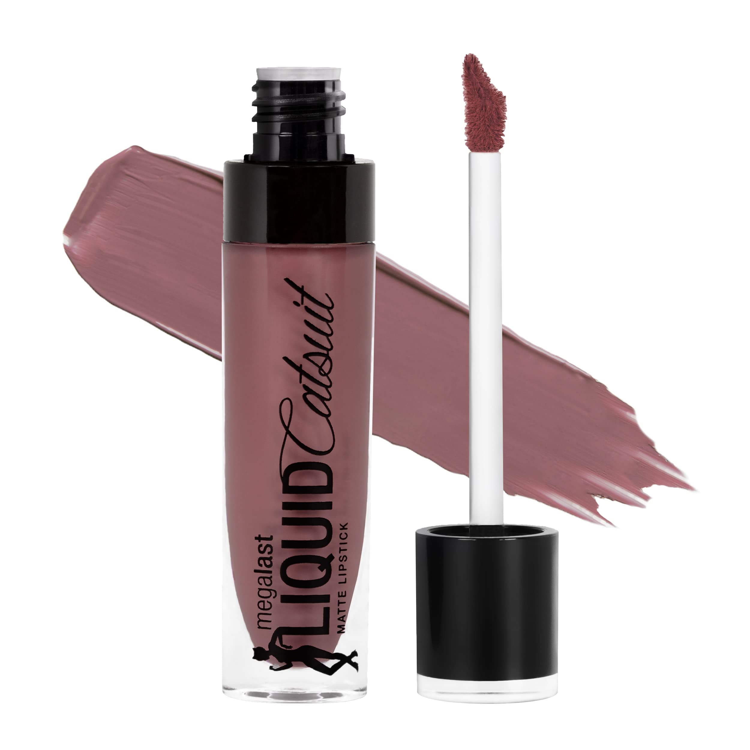 Wet n Wild, MegaLast Liquid Catsuit Matte Lipstick, Liquid Lipstick with Hydrating Formula with Vitamin E, Murumuru Seed Butter, Argan Oil and Macadamia Oil, Rebel Rose
