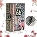 SAFETYON Safe Lock Book Box Hidden Dictionary Diversion Secret Book Safe with Combination Lock Portable Safe Box for Traveling Store Money Jewelry and Passport - AMERICAN CODE