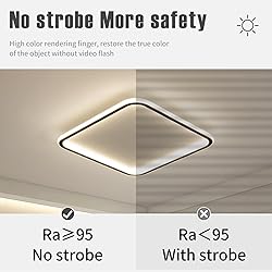 Modern Ceiling Lights，23.6 Inch Flush Mount