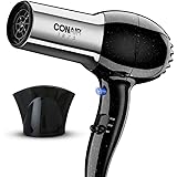 Conair 1875 Watt Full Size Pro Hair Dryer with Ionic Conditioning , Black / Chrome, 1 Count