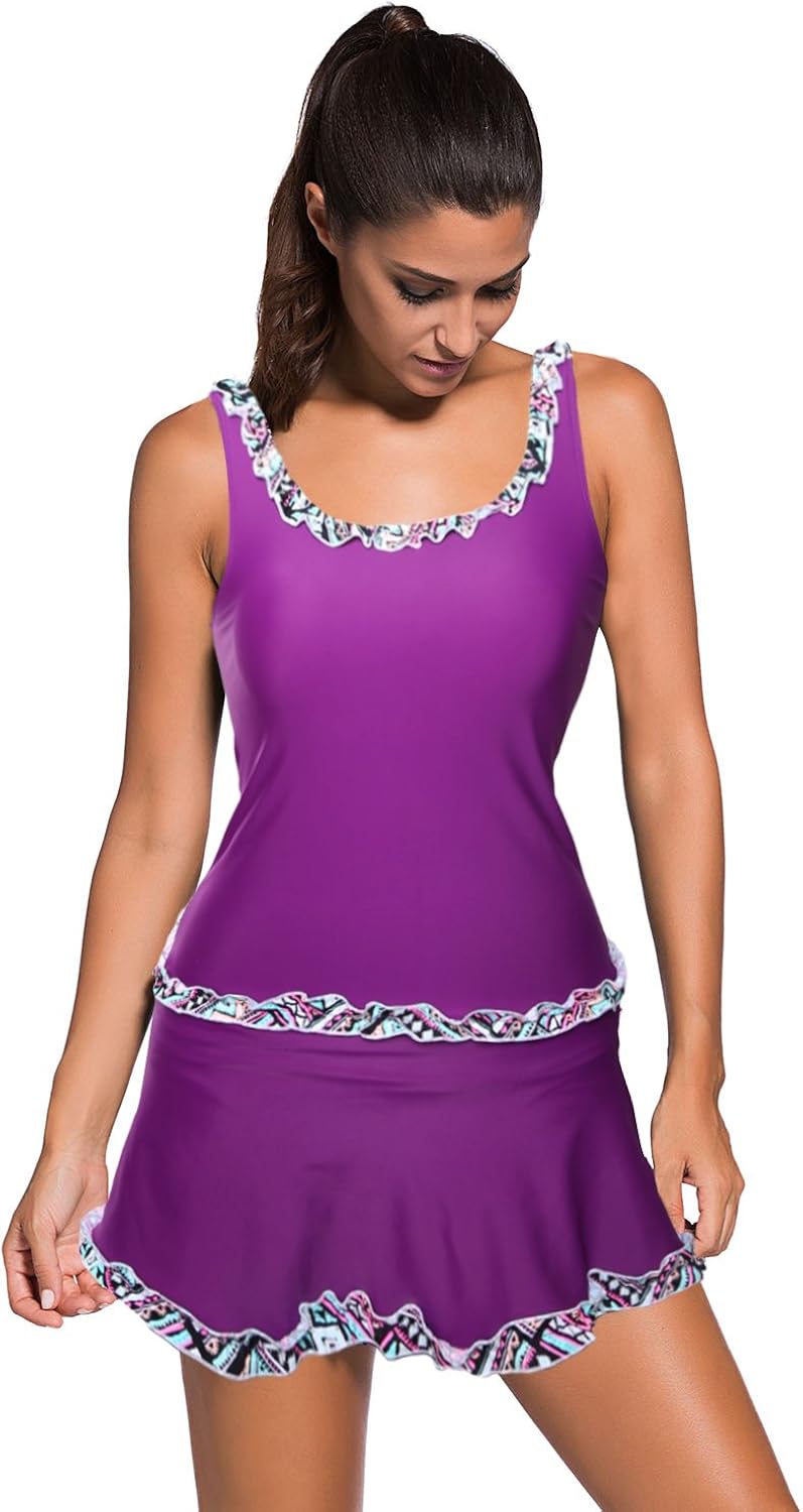 plus size tankinis with skirts