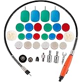 Mini Buffing Polishing Pads, 30Pcs Mini Detail Polisher Pads Use On Rotary Tools, Cordless Electric Drill, Polisher Tool for Tight Area Detailing Polishing, for SPTA Polisher -SP-DP030USA