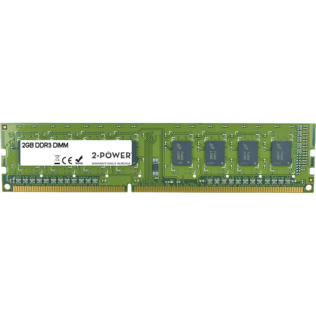 2-Power MEM2102A 2 GB 1333 MHz DIMM 240-Pin DDR3 Memory - Multi-Colour