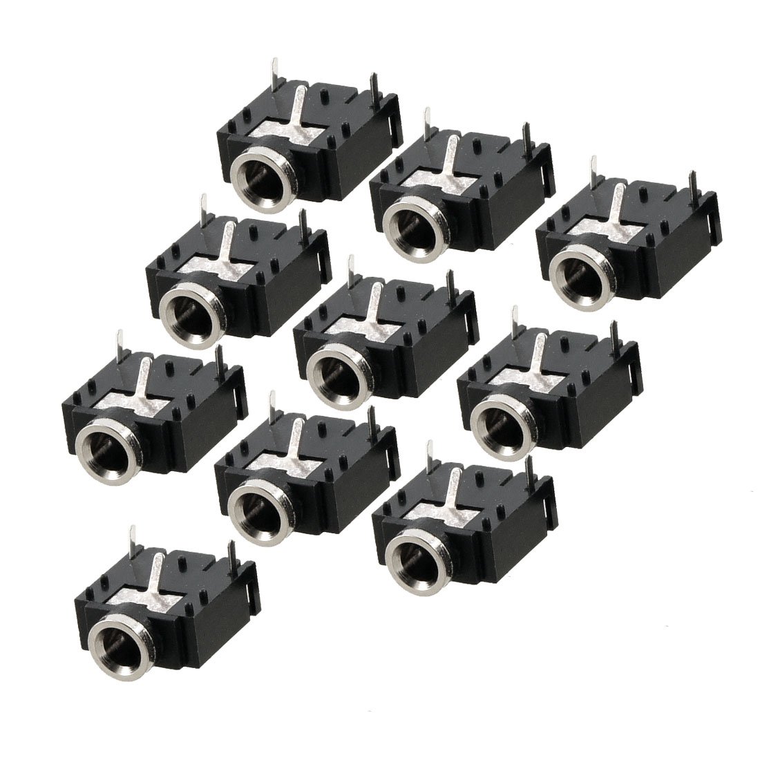uxcell a12062600ux0366 10 Pcs 3 Pin PCB Mount