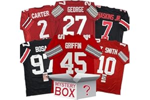 HOFSM.COM HALL OF FAME SPORTS MEMORABILIA Autographed/Signed Ohio State University College Football Jersey Mystery Box with PSA JSA or Beckett COA