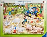 Ravensburger On The Big Farm 40 Pieces Frame Puzzle
