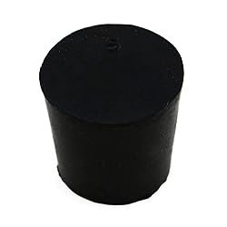 Laboratory Grade Rubber Stopper, Black SBR