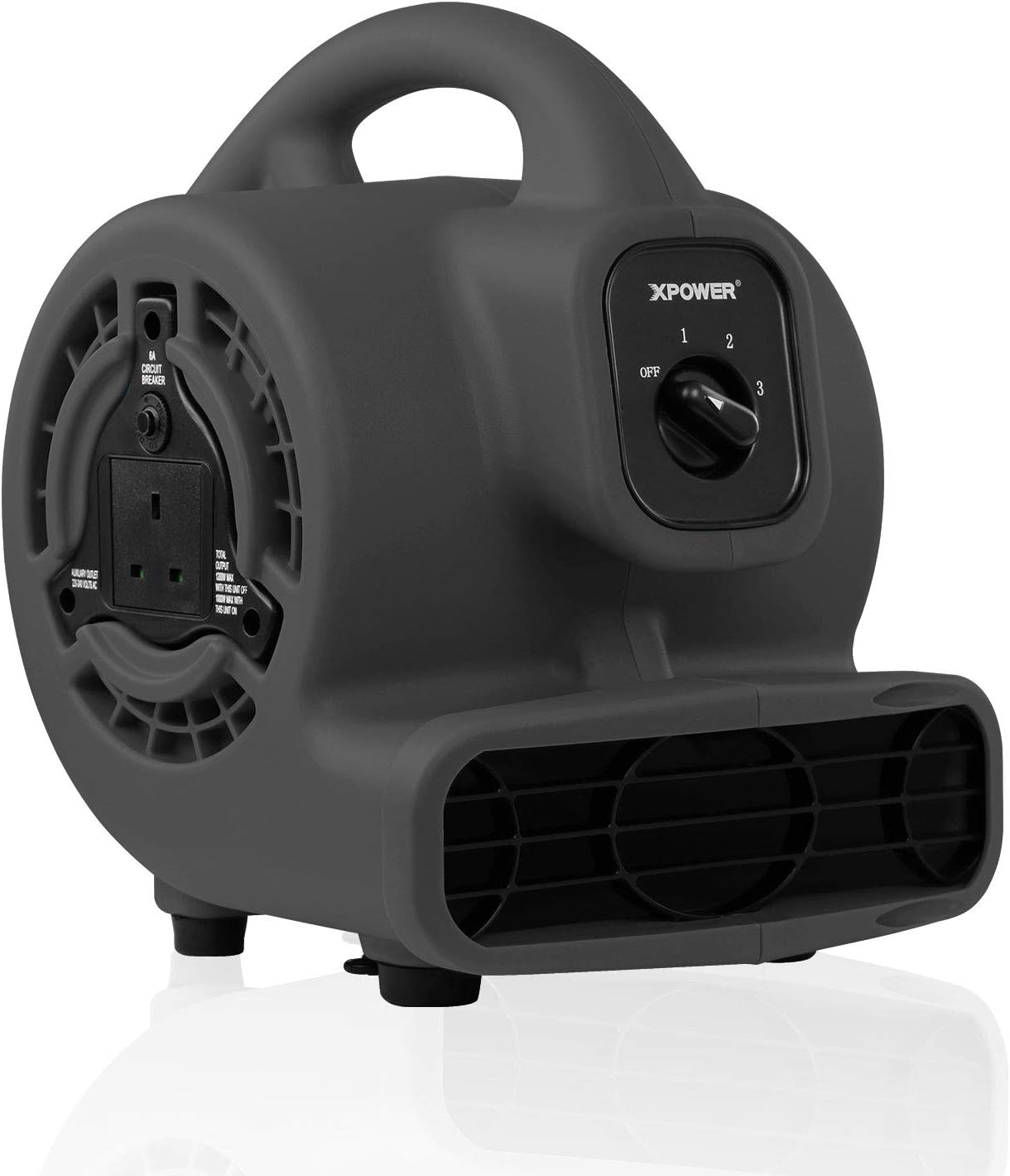 XPower P80A Mini Mighty Air Mover Floor Fan Dryer Utility Blower