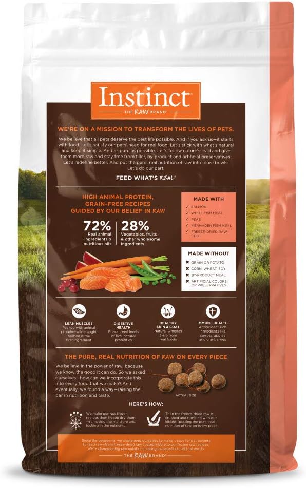 instinct salmon dog food