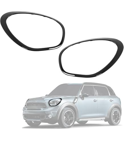 thumbnail image 2 of Chrome Headlight Bezel For 2017-2023 Mini Cooper Countryman – Passenger Right Side – Evan-Fischer 2 of 4