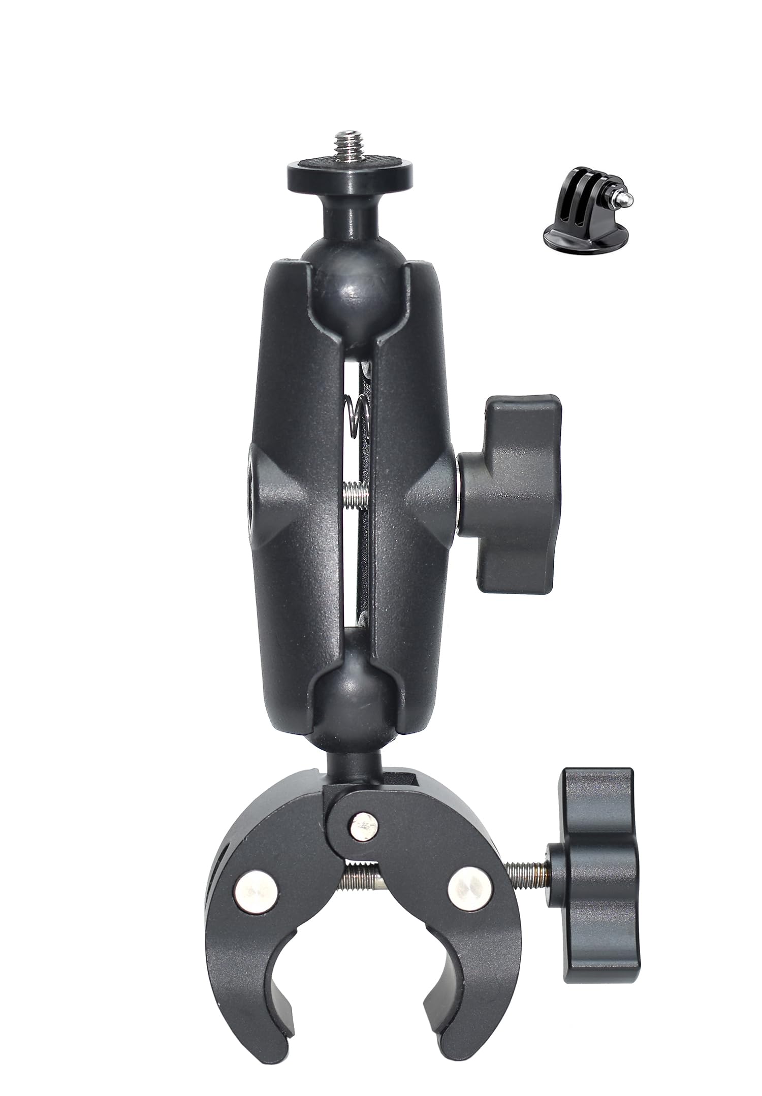 Fotoleey Motorcycle/Bike Mount for Insta360 X5/X3/X2,Ace Pro 2, Ace, One RS- Camera Bicycle Mount Handlebar Clamp Compatible with GoPro Hero 13, Hero 12/11/10/9/8, Adjustable, Heavy Duty Clamp