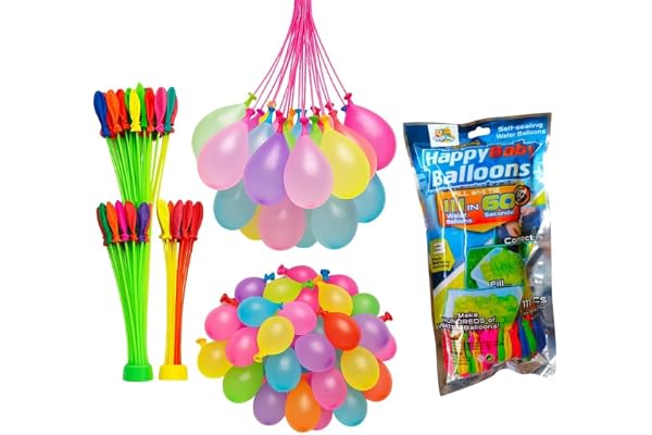 Balão de Água Guerra de Bexiga Colorida Kit 333/222 Unidades – Jogo do Balão Brinquedos Divertidos para Piscina, Festa Infant