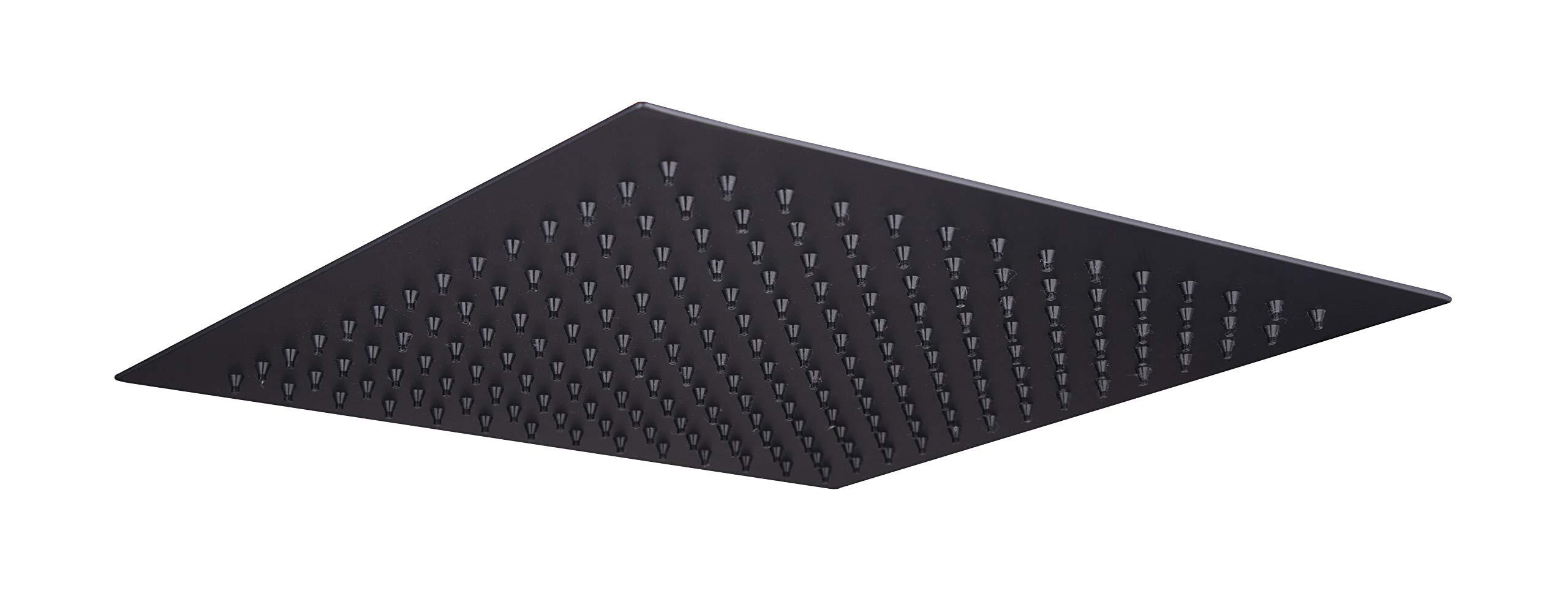 Keenware KSH-181 250mm Lunar Matt Black Square Shower Head