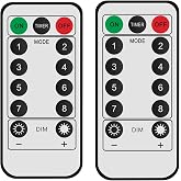 Dreamworth 8 Mode StringLight 13 Keys Remote Control Replacement 2 Pcs