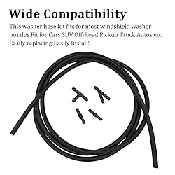 BUENNUS Car Windshield Washer Fluid Hose Kit,200cm
