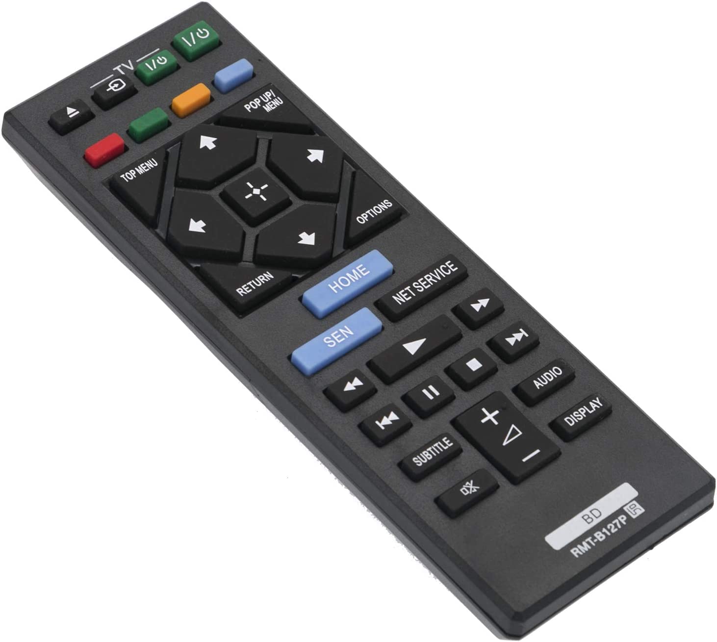 VINABTY RMT-B127P Replacement Remote Control fit for Sony Blu-Ray Disc DVD Player BDP-S1200 BDP-S3200 BDP-S4200 BDP-BX520 BDP-S190 BDP-S1100 BDP-S3100 BDP-S5200 BDP-S6200 BDP-BX120 BDP-BX320