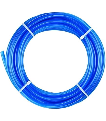 Tuyau PE PATIKIL 3/32 ID X 5/32 OD (2.5x4 Mm) - 3 Mètres, Bleu, Pour Osmose Inverse, Filtre à Eau, Aquarium, Irrigation