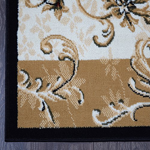 Home Dynamix Optimum Byron Area Rug 5'2" x7'2 Geometric Grid Floral