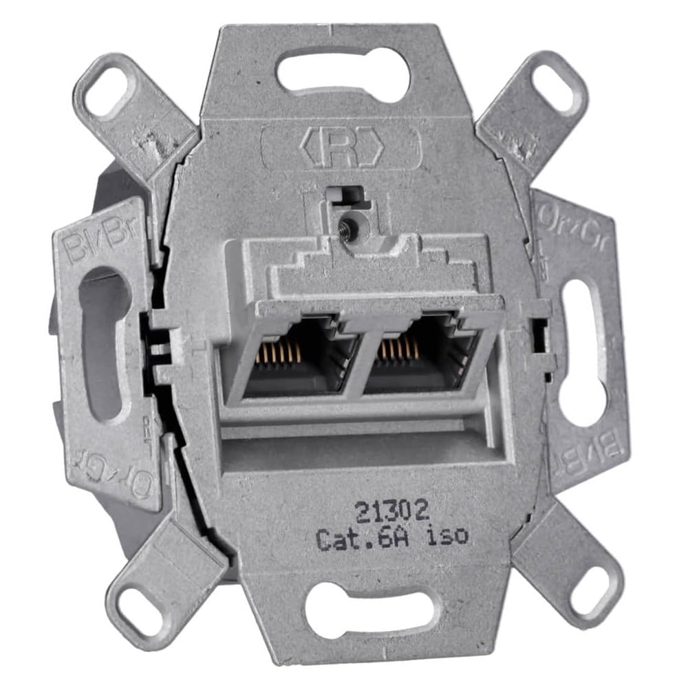 Rutenbeck UAE Insert Cat.6A ISO-8/8 Up O 2xRJ45