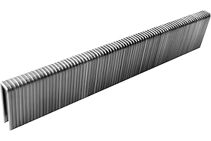 Toicann 18 Gauge Norrow 1/4" Crown Staples 304 Stainless Steel 18 GA Staples for Pneumatic, Electric Stapler (1-1/4")