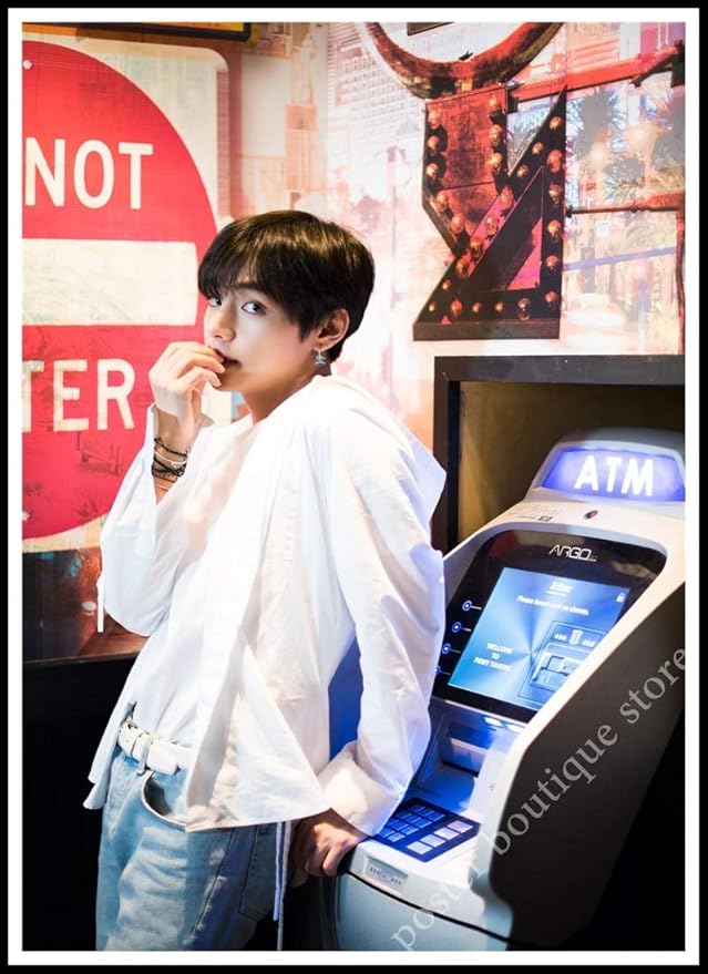 YIYEBAOFU DIY Pintar por números BTS Cantante Estrella Coreana Pintar