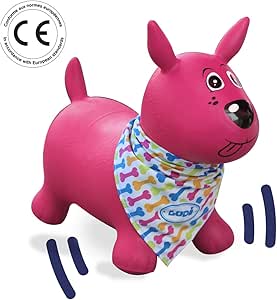 Ludi 2777 - Rose Mon Chien Sauteur Cachorro inflable, Rosa: Amazon ...
