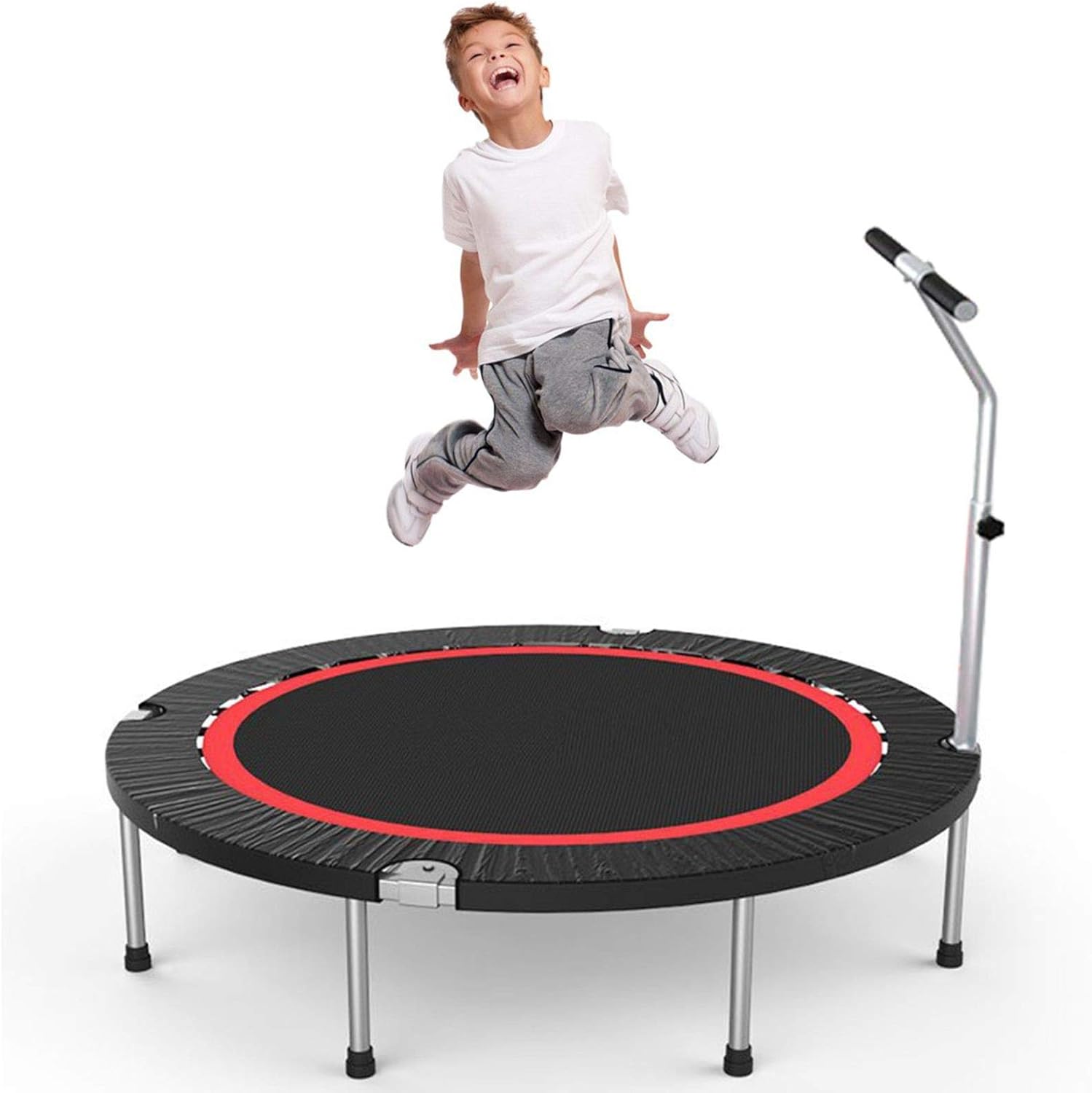Children Fitness Trampoline, Lefthigh 40In Foldable Mini