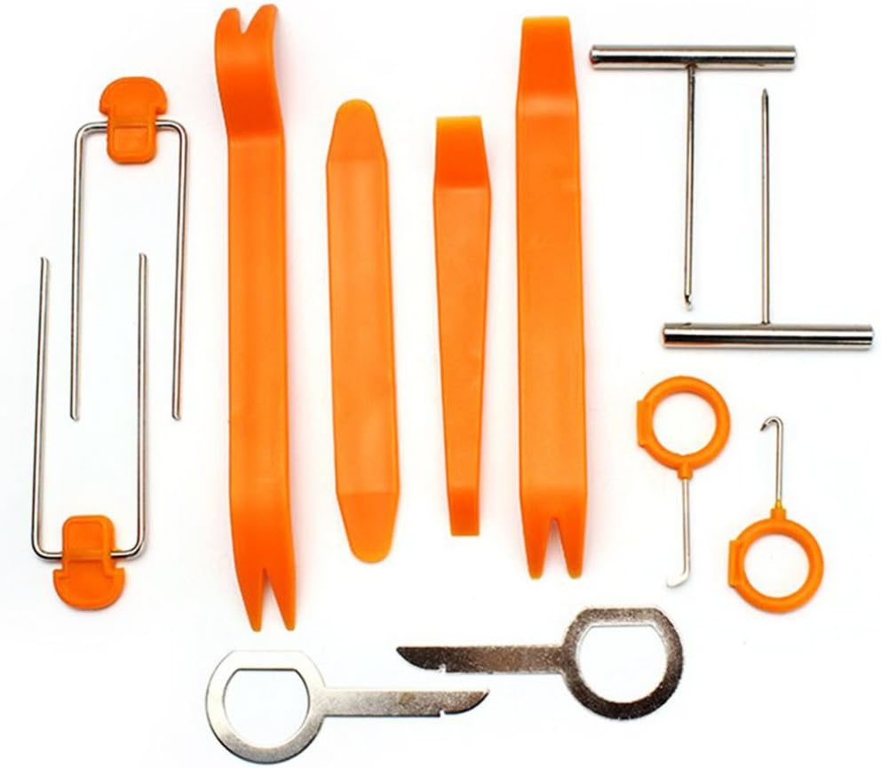 Amazon Carover 12点 セット 内張り剥がし 工具 車 内装剥がし ツール パネルはがし クランプツール Co Remover12 内張りはがし クリップクランプツール 車 バイク