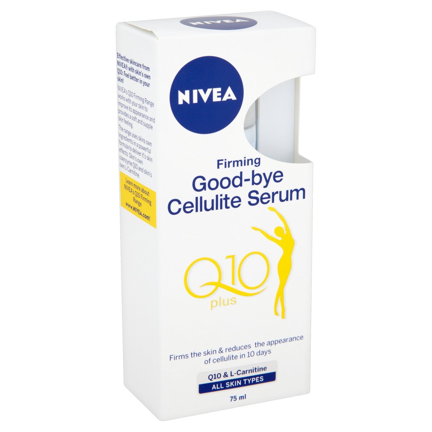 nivea q10 body gel cream firming goodbye cellulite
