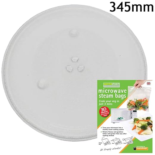Spares2go Universal - Plato grande placa + Quickasteam bolsas para ...