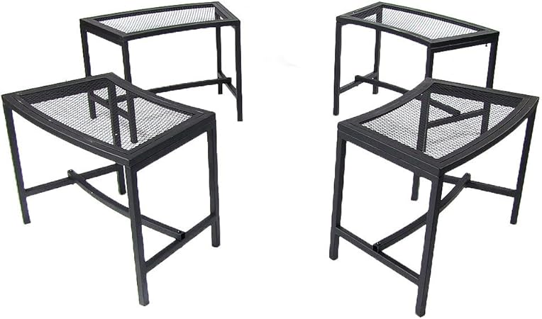 Amazon Com Sunnydaze Outdoor Curved Fire Pit Bench Rustic