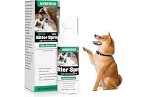 AMERRYAYUR Bitter Apple Spray for Dogs - Effective No Chew Training Spray to Stop Chewing & Licking - Protects Furniture, Belongings & Prevents Wound Irritation