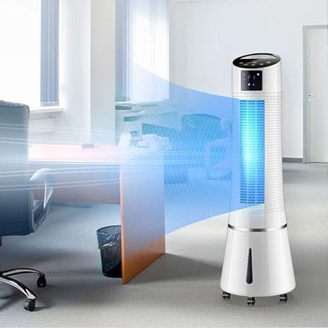 H-O Ventilador de Torre oscilante con Control Remoto: 3 Niveles de ...