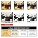 CRLight 6W 4000K LED Candelabra Bulb Daylight White 600LM, 60W Incandescent Equivalent, Replace 12W Compact Fluorescent CFL Bulbs, E12 Base Dimmable C35 Frosted Glass Torpedo Candle Bulbs, Pack of 3