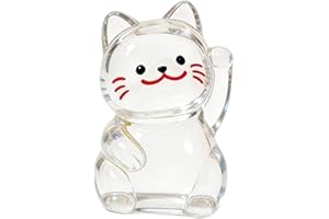 Kuntesetty Piggy Bank Empty Gold Bean Storage Jar Ornament Lovely Cat Shaped Container Savings Bank Storage Jar for Desk Fire