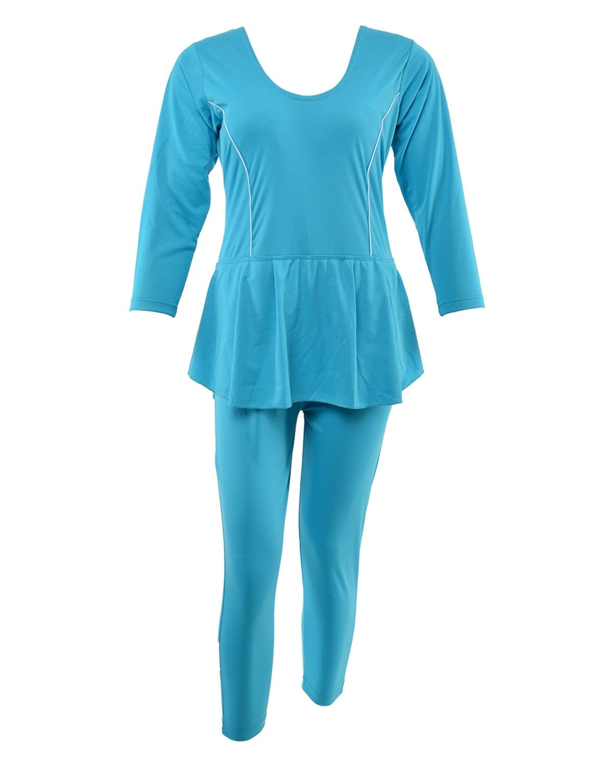 md women's 1pc swimwear with sleeves & legging