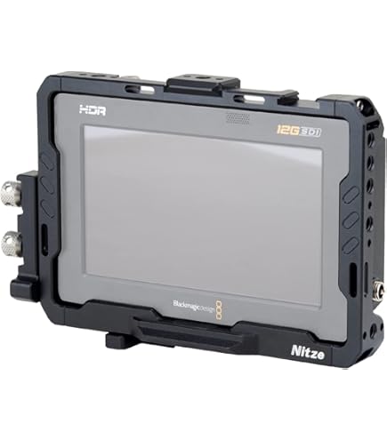 Amazon.com : Nitze Monitor Cage for Blackmagic Video Assist 5