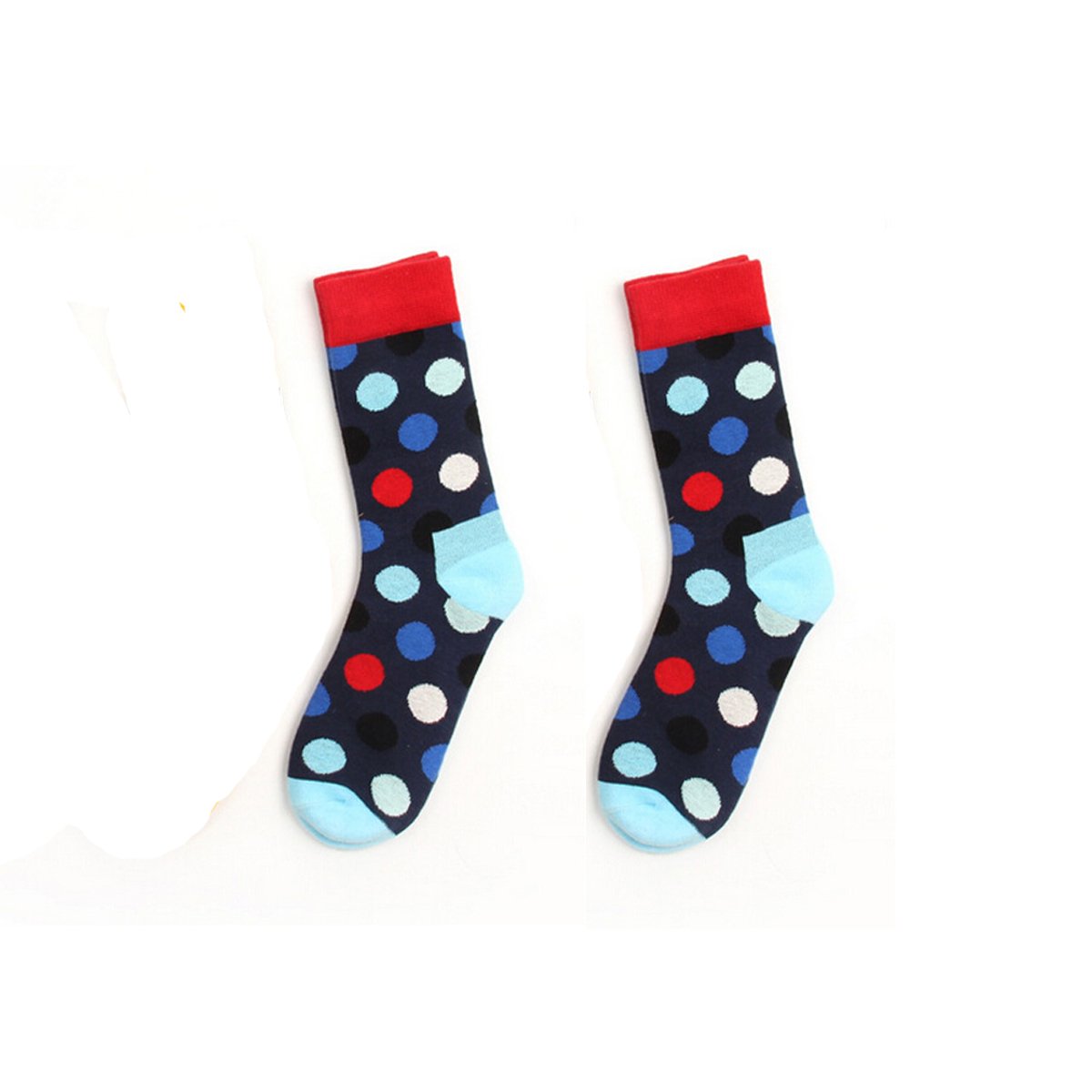 LONGQI - Chaussettes - Femme Bleu Bleu Marine
