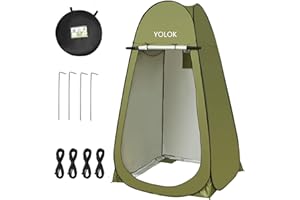 YOLOK Pop Up Privacy Tent Camping Shower Tent Toilet Dressing Changing Room Tent Portable Shelter for Camping Portable Shower