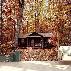 Wall Mural Forest Removable Wallpaper Wall Sticker for Bedroom Living Room - 66x96 inches
