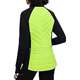 baleaf Women's Cycling Puffer Jacket Winter Warm Lightweight Insulated Hiking Jackets Zip Pockets Running Skiing