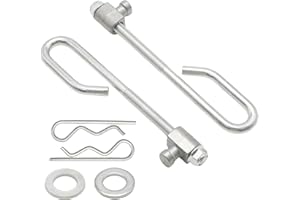 DUZFOREI 2 PCS GX24864 Deck Lift Hanger Rod Kit, Replacement for John Deere 14M7465 GX26085 24M7053, Replaces GX24864A GX2486