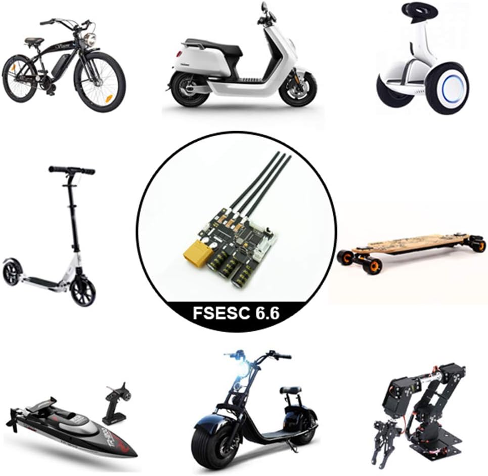 Festnight FLIPSKY FSESC V6.6 Based on VESC 60A ESC with Heat Sink for Electric Skateboard RC Car Drone E-bike E-scooter Robot