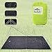 Pocket Blanket (Traveler's Ground Sheet) - Water Resistant, Foldable, Lightweight, 5 oz, 6.25 x 4.16 feet - for Camping, Beach, Hiking or Picnic (1 or 2 person)