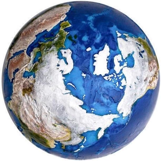 AstroReality Simulation 3D Solar System Planet Earth Model Hand-Made Creative Gift Black Technology 120mm Globe Ball Earth World Map Rotation Sphere Display