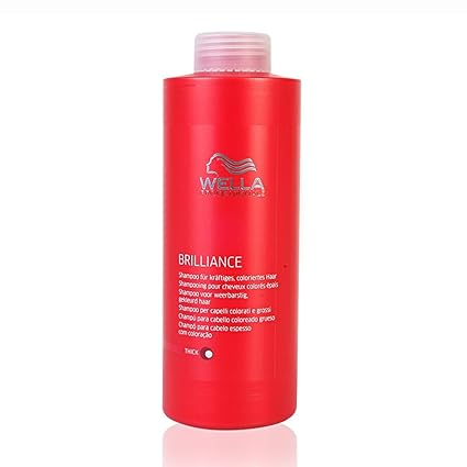 2er Set:Wella Professionals Care Brilliance Shampoo für kräftiges Haar 1000 ml