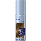 Clairol Root Touch-Up Color + Volume 2-in-1 Temporary Spray, Light Brown | Pack of 1|Hair Spray | Gray Coverage with Volume Boost | Ammonia-Free | Dries Fast | For All Hair Types