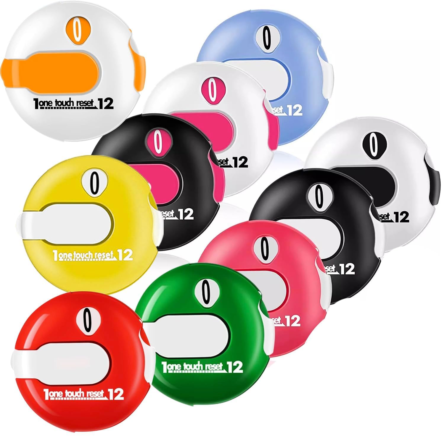 Photo 1 of Flogolf Golf Score Counter Mini Golf Stroke Counter with One Touch Reset and Simple Attachment 